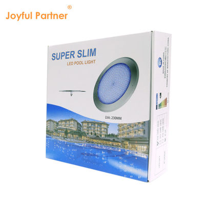 18W 316SS sous-marin monté sur le mur LED Pool Light 230MM DC12V 252pcs SMD2835 Blanc chaud tension constante