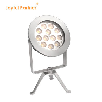 Lumière LED extérieure IP68 en acier inoxydable DMX512 RGBW 12w pour une utilisation sous-marine