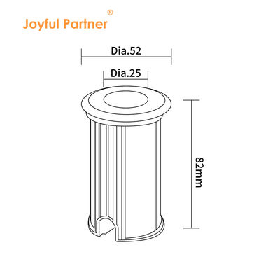 Piscine sous-marine Lumière en retrait Type 1W 2W DIA 42mm Pour la décoration de la piscine