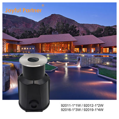 Mini piscine à LED sous-marine en acier inoxydable léger 316 12V/24V CC chaud blanc