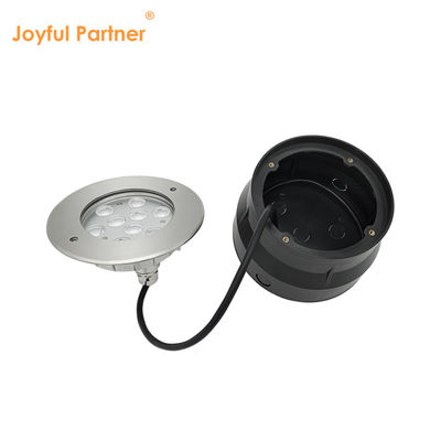 12V 24V LED lumière sous-marine 9W 18W RGB pleine couleur en acier inoxydable IP68 lumières pour piscine
