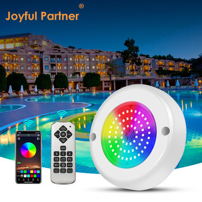 Lampes de piscine montées sur le mur Par56 avec matériau ABS PC Dia 110mm 6W 10W IP68 étanche AC12v Conducteur de courant contenant intégré