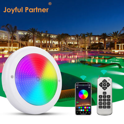 Lumières sous-marines marine LED 18W 24W synchronisée changement de couleur SMD LED DIA230mm Pour piscine en béton