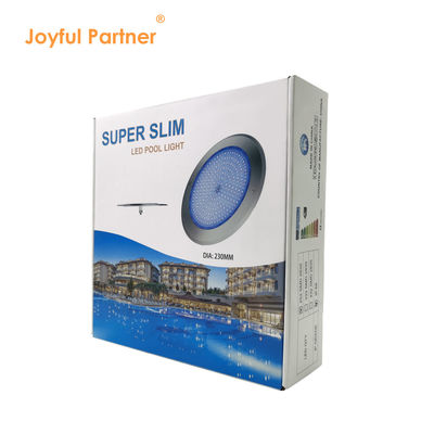 Lumières de piscine sous-marines à LED 316 en acier inoxydable 18W 25W SMD2835 Ultra-mince résine remplie couleur RVB