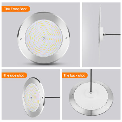 LED PAR56 éclairage de piscine 12 volts en acier inoxydable étanche SMD 2835 puces remplies à 100% de résine