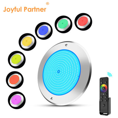 Lampes de piscine sous-marines à LED 316 en acier inoxydable 25W Smd2835 Résine remplie 3000K RGB Lampe de piscine SMD 2835 AC 12v IP68 Pleinement imperméable