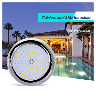 Par56 piscine extérieure Résine remplie SMD 2835 135PCS AC12V RGBW 10w acier de haute qualité