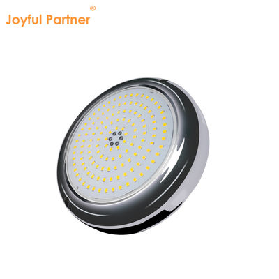 Lumières de piscine Résine remplie Forme plate RGB Surface montée SMD LED 152mm Dia
