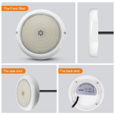 Éclairage de piscine en résine époxy IP68 Couleur blanche PAR56 ampoule 10W LED