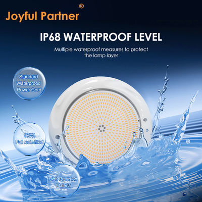 Lumière de piscine à LED Lumière sous-marine DIA230*35mm Matériau ABS IP68 42W Surface montée