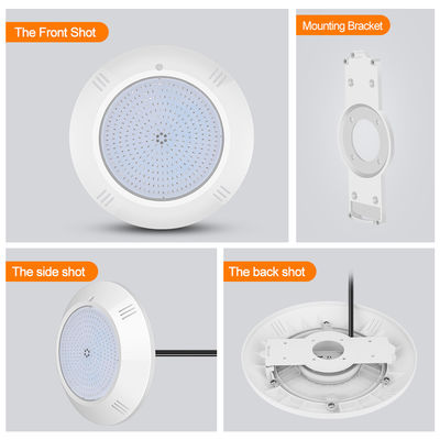 Éclairage de piscine 25W Résine de haute qualité remplie 12V IP68 Blanc chaud Pour la piscine