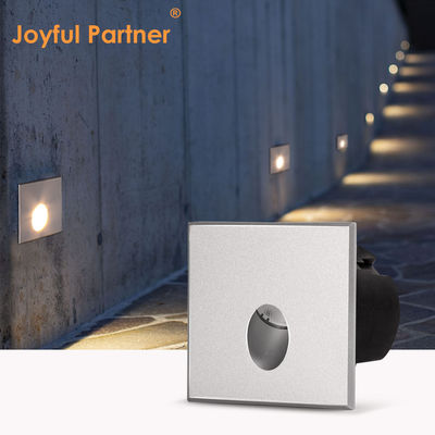 Lampe de mur LED intelligente IP65 Aluminium Carrosserie carré Forme DC 24v 1w 2w 3w Lumière d'escalier LED Pour le couloir