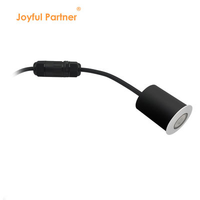Lumières de piscine encastrées DC12 ~ 24V 1W 2W LED en acier inoxydable en couleur unique avec boîte noire ABS