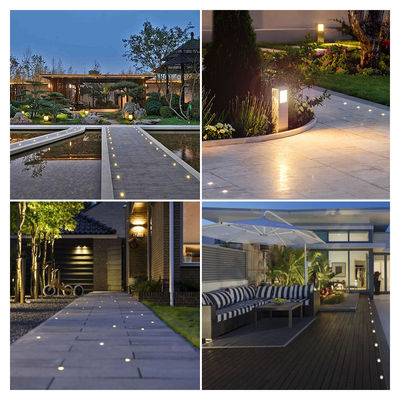 IP67 LED Mini lumière enterrée Acier inoxydable 316 1W DIA 25MM CREE XPE LED Couleur unique 3000K