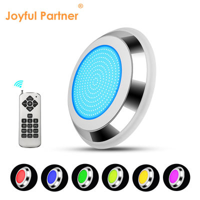 Lumière de piscine LED RGB sous-marine IP68 DIA280MM en acier inoxydable mural