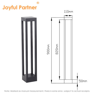 Garden Bollards Lights CREE Led 8W With Power Coated Aluminum Height 600mm AC 110-285V Single Color Dustproof