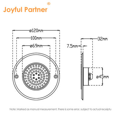 Projecteur de piscine LED RGB Par 56 6W 10W 18W 25W 35W 42W ultra mince 7,5 mm super fin rempli de résine Tension AC 12V LED SMD avec matériau SS316L