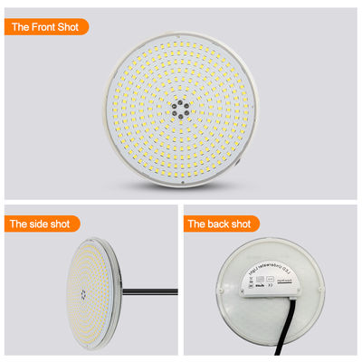 Panneau lumineux de piscine LED rempli de résine époxy Blanc chaud PAR56 Bulbe de remplacement ø178*25mm