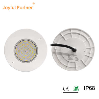 Réflecteur de projecteur de piscine rempli de résine 160mm DC12V 10W Entièrement en plastique SMD2835 108pcs Couleur RGBW Tension constante
