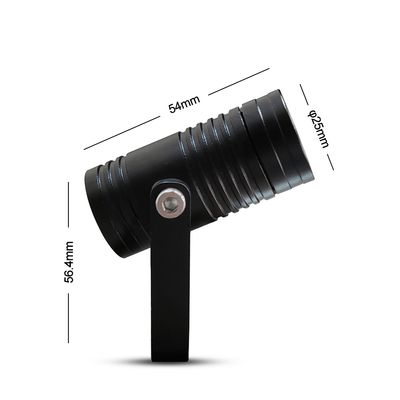 Éclairage extérieur pour le lavage de murs de paysage 1W IP65 DC24V
