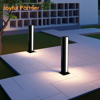 LED extérieur Bollard Light Carré Couche en poudre d'aluminium CREE LED AC100-265V L110 * W110 * H900mm IP65 pour une utilisation sur pelouse