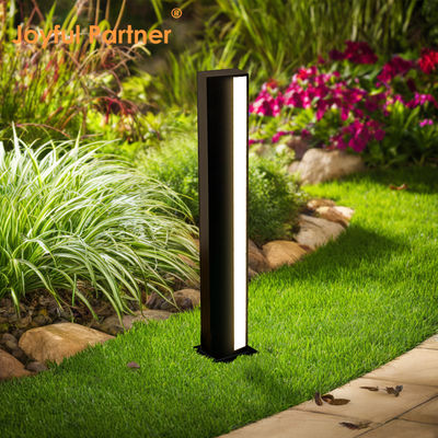 LED extérieur Bollard Light Carré Couche en poudre d'aluminium CREE LED AC100-265V L110 * W110 * H900mm IP65 pour une utilisation sur pelouse