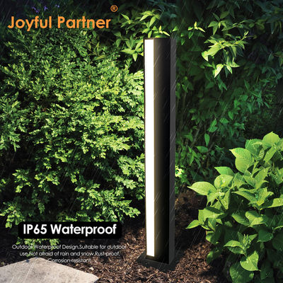 LED extérieur Bollard Light Carré Couche en poudre d'aluminium CREE LED AC100-265V L110 * W110 * H900mm IP65 pour une utilisation sur pelouse