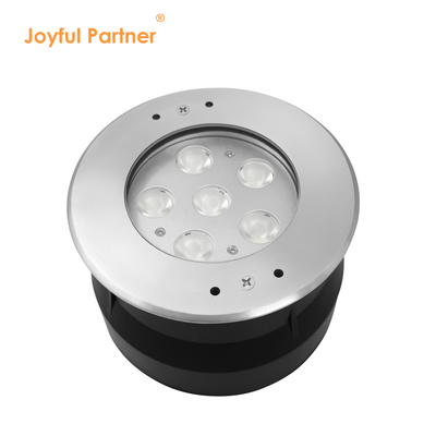 24 volts 6W 12W en acier inoxydable 316 LED Lumière sous-marine avec blanc frais Avec manche de montage en plastique Pour piscine