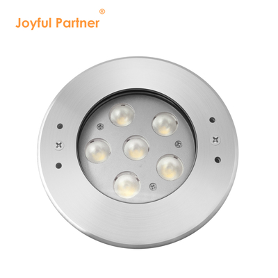 24 volts 6W 12W en acier inoxydable 316 LED Lumière sous-marine avec blanc frais Avec manche de montage en plastique Pour piscine