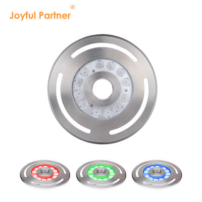 Lumière de fontaine LED Dimmable LED RGB Verre trempé DC12V24V 12x3W RGB3in1 Pour application de jardin