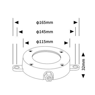 Projecteur de fontaine LED Joyful Partner IP68 ÉTANCHE en acier inoxydable 316 DIA115*32MM pour piscine