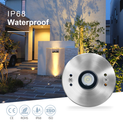 Projecteur de piscine anti-éblouissement profond 3W DC24V Matériau SS Certifié CE Longue durée Avec emballage carton