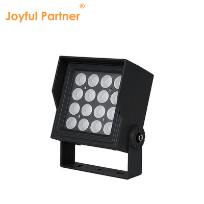 Spot LED de jardin basse tension en aluminium moulé sous pression, carré 130*130mm, couleur unique 3000K