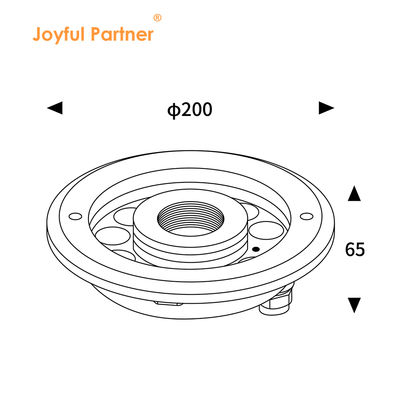 Lumière de fontaine de piscine LED Durable DC24V CE Certifié Passé Réservoir étanche SS316