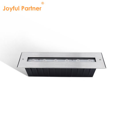 Éclairage subaquatique IP68 RGB couleur acier inoxydable 316L 6*2W DC24V DMX 512 Contrôlable pour rideaux d'eau