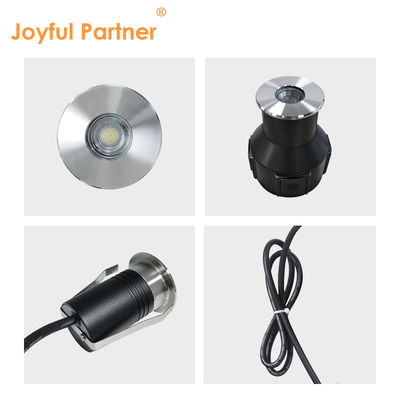 RGB LED Lumière souterraine 3 watts DC24V Angle de faisceau 30 degrés IP67 Mini Taille avec conception anti-éblouissement