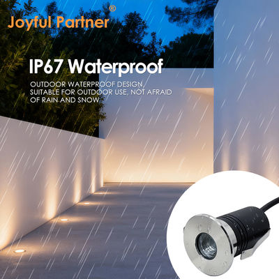 Projecteur encastré extérieur à LED, diamètre 55mm, IRC90, réflecteur profond, anti-éblouissement, pour mise en valeur architecturale