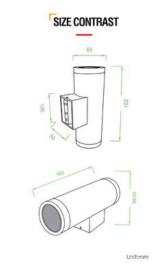 Cree COB 10W Éclairage murale de style moderne Éclairage en aluminium