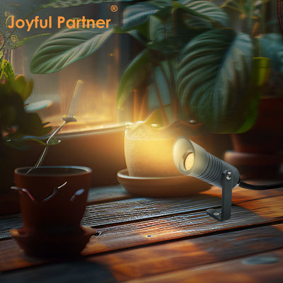 Lumière de jardin à LED corps anodisant 12V 24V IP65 Aluminium 1W Avec capot anti-éblouissement