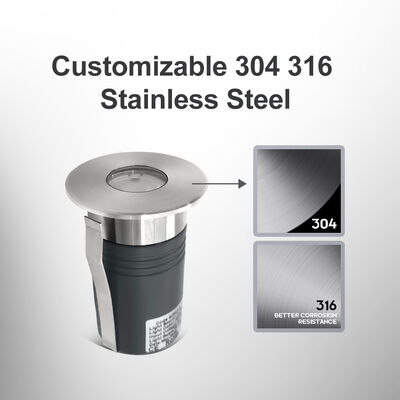 3W 3000K LED Lumière souterraine surélevée Lumière de paysage