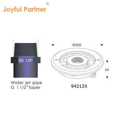 Projecteur de fontaine LED 12V 24V sous-marin IP68 en acier inoxydable, structure de jet d'eau, étanche, changement de couleur, contrôle externe