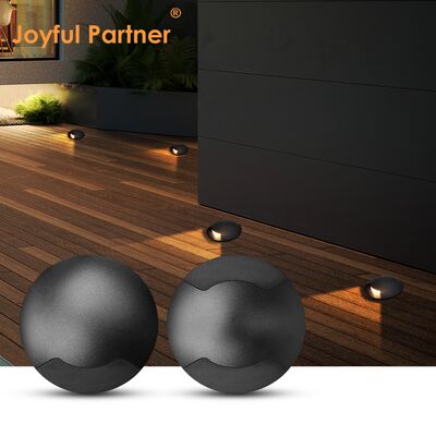 Projecteur encastré LED latéral 1W 3W 12V-24VDC Aluminium pur 6063# Boîtier