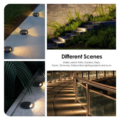 Projecteur encastré LED latéral 1W 3W 12V-24VDC Aluminium pur 6063# Boîtier