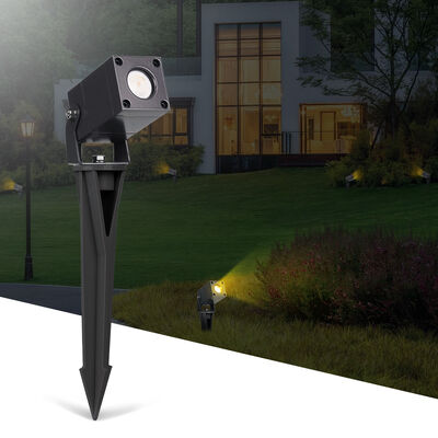 Lumières de jardin LED 2W CREE LED IP65 imperméable à l'eau DC24V Anodisation en aluminium Surface du corps montée au sol