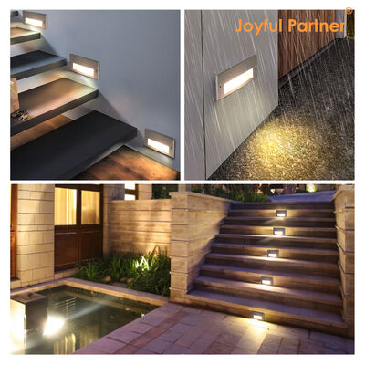 Éclairage encastré pour marche d'escalier 12V CC 24V CC 3W 5W Blanc Chaud SMD LED pour escaliers