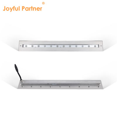 12W LED Lumière Linéaire Subaquatique Acier Inoxydable 628MM RGB DMX512 Gradation DC24V