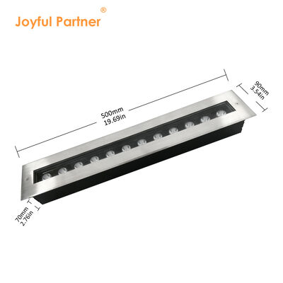 Éclairage souterrain LED Longueur 1000MM IK08 RA85 24W 48W CCT 3000K Pour Projet d'Éclairage de Bâtiment