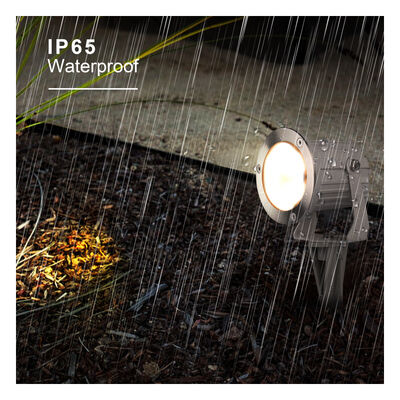 Spots LED IP65 en aluminium avec douille GU10, câble de 0,5 m pour éclairage extérieur de jardin et de chemin