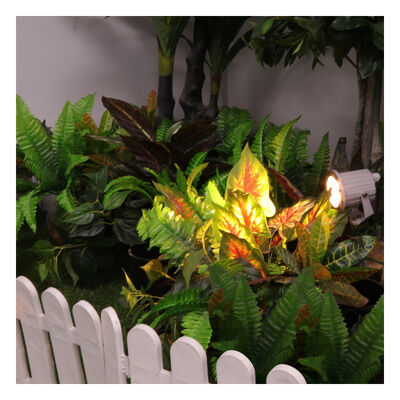 Projecteurs de jardin LED étanches avec ampoule GU10 MR16 LED à piquet en plastique pour jardin