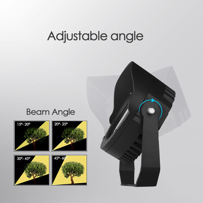 Lumière de jardin LED réglable de l'angle du faisceau 36W DMX512 pilote intégré DC24V RGB3in1